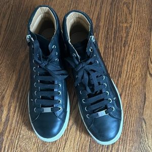 Genuine UGG Leather High top Sneaker Style Ankle Boots